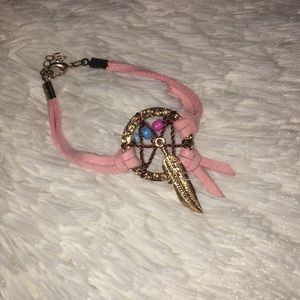 Pink and rose gold bracelet